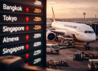 Turkish Airlines подняла цены на рейсы в Азию на фоне кризиса в Персидском заливе